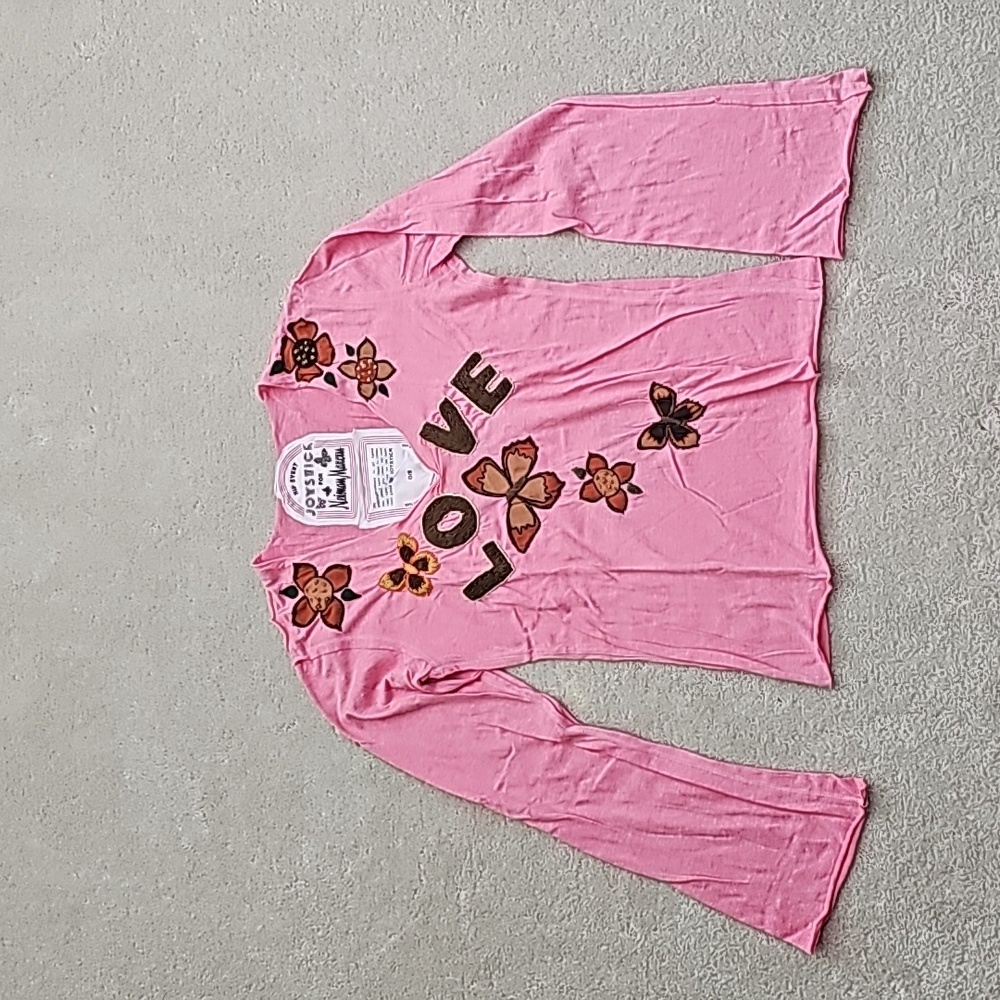 Joystick for Neiman Marcus long sleeve embroidered tee